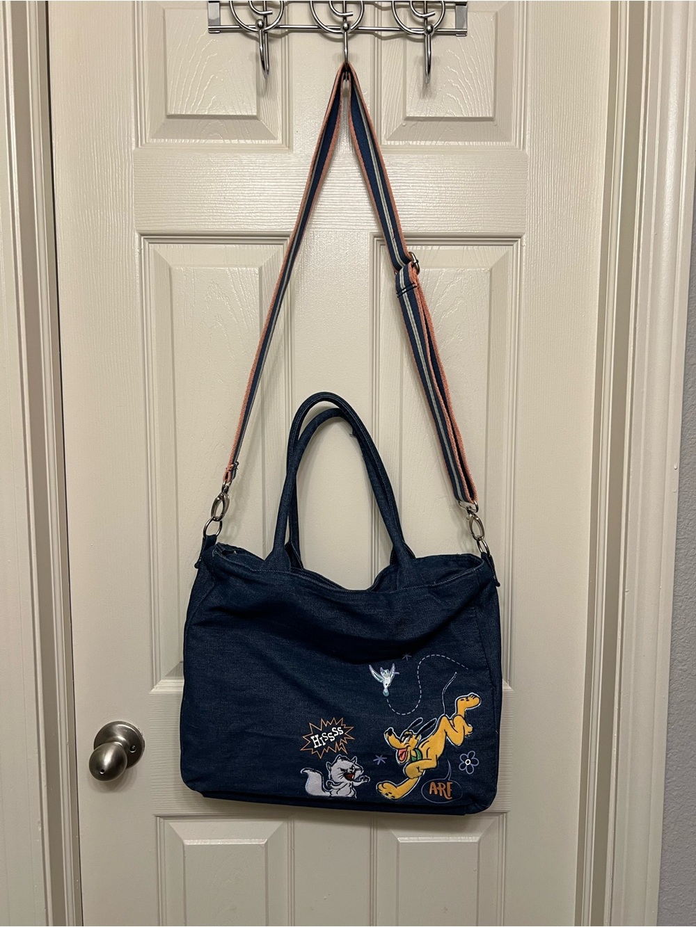 Denim Disney Crossbody Bag